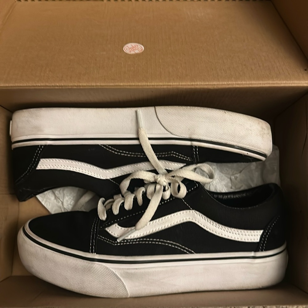 Vans low top platform
